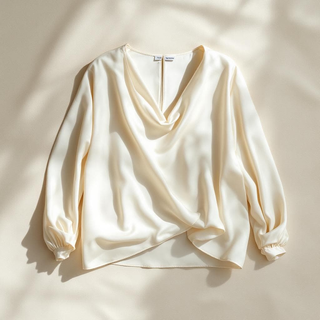 Silk Charmeuse Blouse