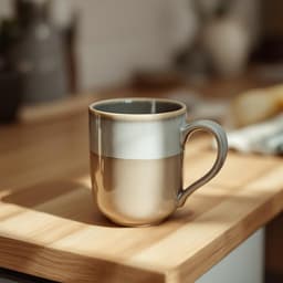 Hand-Thrown Ceramic Mug