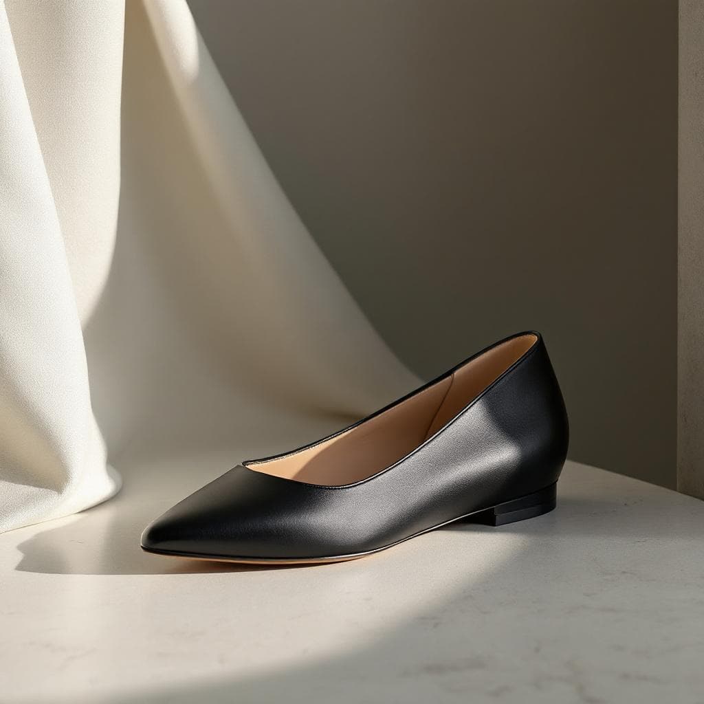 Pointed-Toe Flat